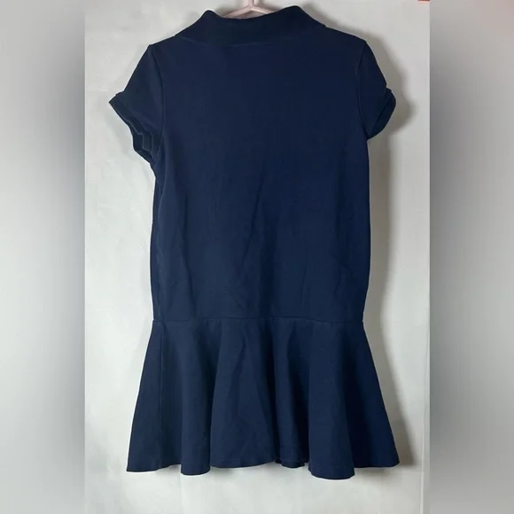 Polo Ralph Lauren Big Girls' Cotton Mesh Polo Dress – Size 5 - Picture 9 of 9